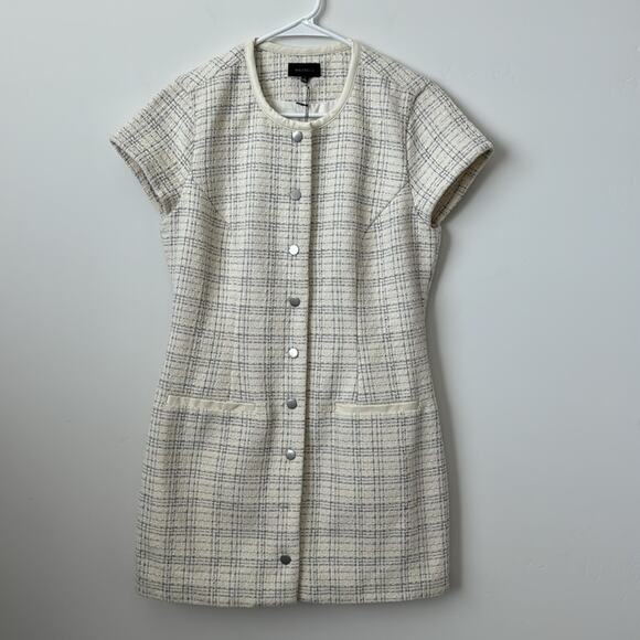 Majorelle Tammy Mini Dress in White & Black Size: M - Picture 3 of 9